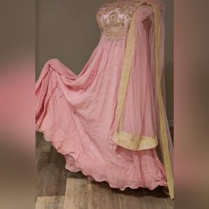 Indian lengha gown anarkali salwaar kameez Bollywood dress